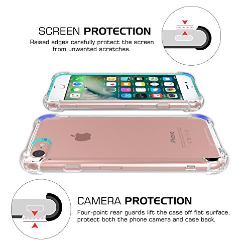 iPhone 6 / 6s Case, iPro AccessoriesÂ® iphone 6 / 6s cover, Clear [Shockproof Bumper Case] Transparent / Silicon Gel TPU* Cover & Cover, for iPhone 6 / 6s Clear Gel, (CLEAR)