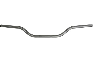 Manubrio Accossato argento in alluminio per Honda CB 600 F Hornet dal 2000 al 2001, diametro 22 mm, altezza alta