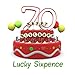 70th Birthday Lucky Sixpence Gift, Great good luck present idea for man or woman