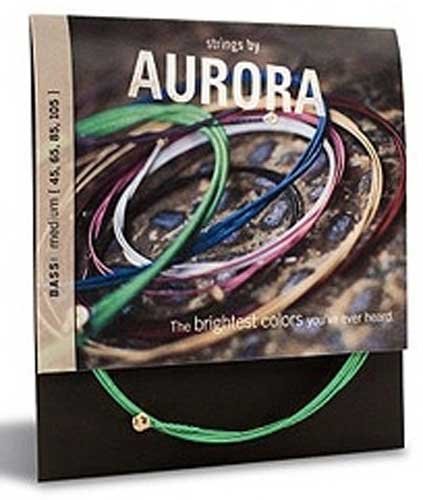 Aurora Premium Coloured Electric Guitar Strings, Nitro Orange, 10-46