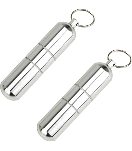 Pitillera De Metal - Pack De 2 Unidades - Estructura Modular Ajustable - Con Llavero - Para Hombres Y Mujeres - Aleación De Aluminio