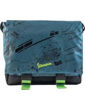 Vespa , Herren Organiser Clutch Grün Verde