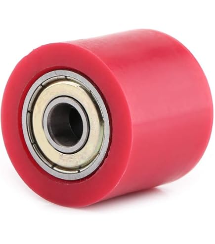 Galet Tendeur De Chaîne Pour Moto Dirt Bike/Enduro - Caoutchouc Et Fer, Diamètre Intérieur 8mm, Extérieur 3.6cm
