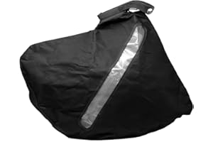 GRIZZLY Leaf Blower Collection Bag with Square Connection, Zip, 50 L Capacity, Level Indicator, Suitable for Florabest FLB 3000 A1 Electric Leaf Vacuum Cleaners