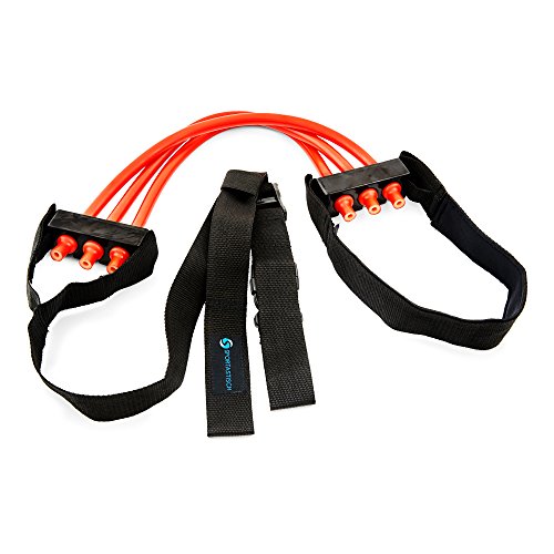 Premium Klimmzugtrainer „Pull Hard“ mit bis zu 30 Kg Unterstützung von Sportastisch :: innovativer Klimmzugassistent mit geschützten Design/Geschmacksmuster :: Verstellbare Höhe und unterschiedliche Unterstützungsgrade :: Dank Schlaufe passend für jede Klimmzugstange :: Hochwertige Naturkautschuk-Bänder für mehr Haltbarkeit :: Inklusive Tragetasche und kostenlosem eBook - 5