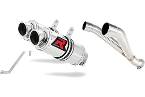 DOMINATOR EXHAUST SYSTEM DOMINATOR Terminale di Scarico Marmitta Silenziatore GP1 compatibile con MT 03 660 2006-2013