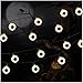 Price comparison product image New 10LED Ghost Eyes String Lights Halloween Party Decoration Hanging Night Lights for Bedroom Patio Garden Wedding Christmas Holiday by Lishy (White)