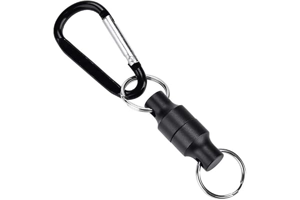 Mouche Pêche Magnétique Net Release Clip Suspendu Porte Longe Clip Mousquiniers Simple/Double Porte-clé Crochet Aimant Boucle