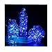 Produktbild ODJOY-FAN 6 Stück 2m 20LED Dekoration Licht, Farbe Beleuchtung Zeichenfolge Batterie Sternenklar Kupfer Draht Dekor Lichter Dekorativ Licht String Lights (Blau,6 PC)