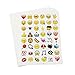 Produktbild FENICAL 28PCS Sticker Set Emoticon Aufkleber für Handy Laptop Notebook Kinder Craft Scrapbooking