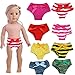Price comparison product image 5pcs underwear for 18 inch American girl doll - random style