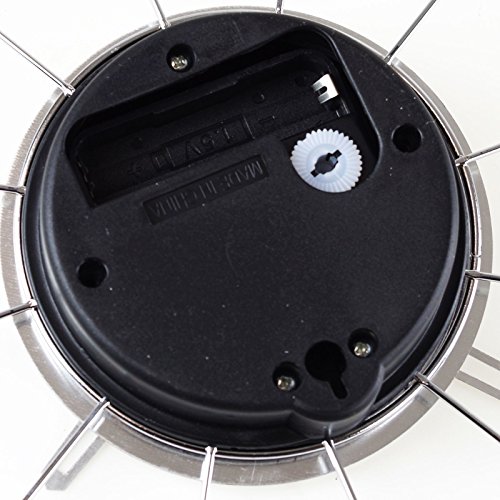 Uhr Büroklammer Wanduhr zum bestücken für Fotos etc - 4