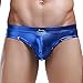 Produktbild Sannysis Herren Unterwäsche Faux Leder Boxershorts (XL, Blau)