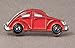 Produktbild Anstecker, Metall, Emaille, Rot, Volkswagen VW Beetle Auto
