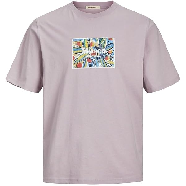 T-shirt uomo Jack&Jones +FIT con stampa logo frontale