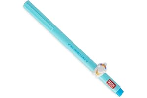 Legami - Bolígrafo de gel con animal decorativo - Lovely Friends, tema Panda, evita que se enrolle, tinta negra, animal extraíble y recombinable, punta de 0,5 mm