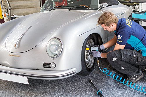 HAZET Druckluft-Schlagschrauber (extra kurz (92 mm) I max. Lösemoment 1100Nm, Vierkant 12,5 mm (1/2 Zoll), empfohlenes Drehmoment 610 Nm, Jumbo Hammer-Schlagwerk) 9012M - 5