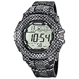 Calypso Herren-Armbanduhr Sport digital PU-Armband carbon Quarz-Uhr Ziffernblatt schwarz UK5681/7