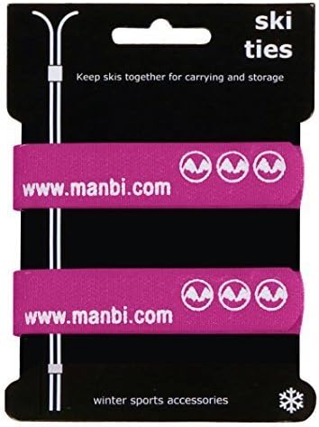 Manbi Pair Of 2cm Hook& Loop Ski Ties Atomic K2 Head Cable Tidy Luggage Strap