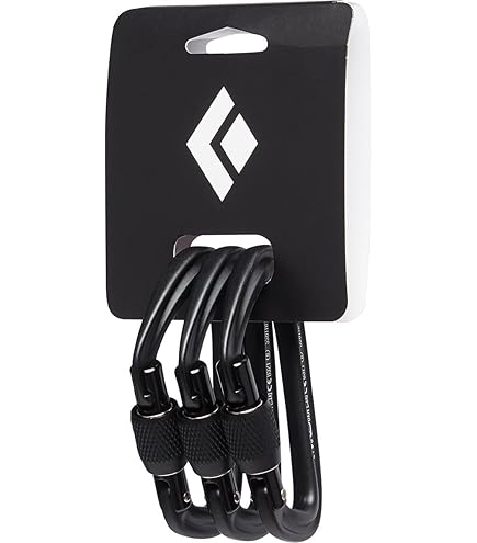 Mousqueton Black Diamond Pearlock Screwgate - Forme Poire, Forgé à Chaud - AW22