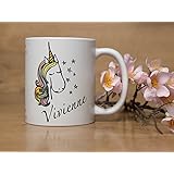 Individuelle Tasse "Einhorn Dream" mit Wunschnamen - Namenstasse / Tasse mit Name / Tasse mit Einhorn / Kindertasse / Kaffeetasse / Teetasse / Einhorn / Einhörner / Kinder & Erwachsene - Kunststoff oder Keramik