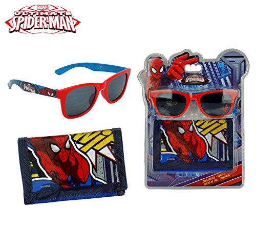 MV92281 Set de gafas de sol más cartera de Spiderman