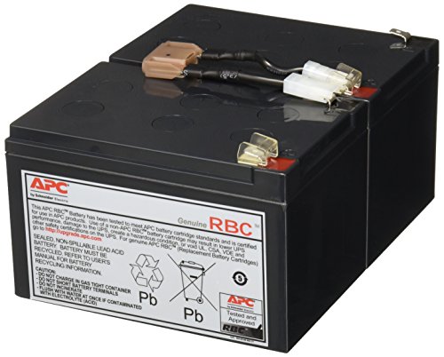APC RBC6 - Ersatzbatterie für Unterbrechungsfreie Notstromversorgung (USV) von APC - passend für Modelle SMT1000I / SUA1000I und andere