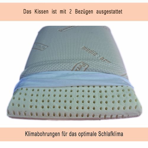 Salosan Orthopädisches Kopfkissen Viscokissen 40 X 80 X 15 cm – Nackenkissen - 6