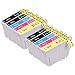 Produktbild DOREE Cartridges x10 Replacing Epson T1811, T1812 / T1813 / T1814 for Expression Home XP-102 XP-202 XP-205 XP-30 XP-302 XP-305 XP-402 XP-405