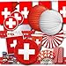 Produktbild Schweiz Partyset XXL - Partygeschirr & Partydeko Sparpaket