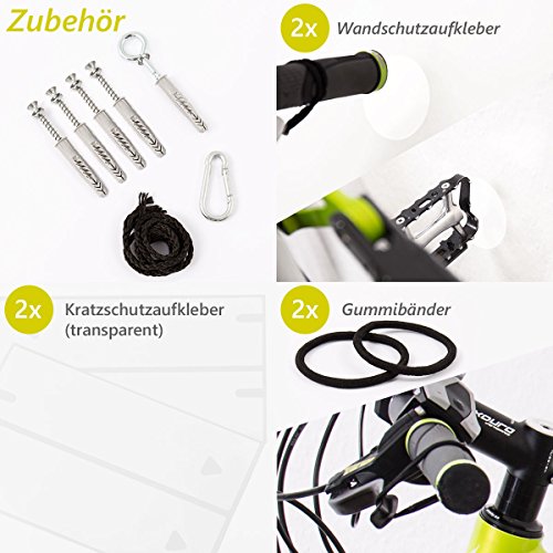 Wandkings BIKEPOD Version 1.1, Wandhalter für 1 Fahrrad, Rennrad, Mountainbike, Fahrrad-Wandhalterung - 6