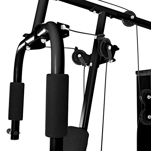 Klarfit Ultimate Gym 5000 Heimtrainer Trainingsstation (Multifunktionale Fitnessstation für über 50 Übungen, inkl. Gewichte) schwarz oder weiß - 5