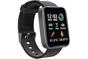 Mediashop Kendox Life Tracker - Smartwatch - wasserdichte Fitnessuhr mit 24/7 Vitalwert-Anzeige, 18 Sportmodi, Schlafanalyse -, Anruf- & Nachrichtenfunktion - IOS & Android
