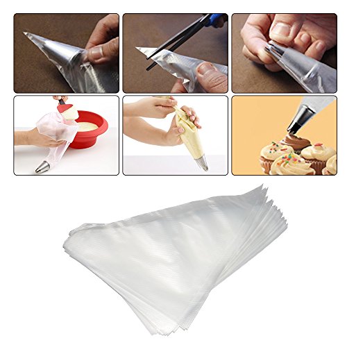 ATPWONZ 100er Spritzbeutel Spritztüten Einwegspritzbeutel für süße und deftige Verzierungen! - 2