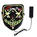 Produktbild hcoser The Purge: The First Purge Maske mit led PVC Masken Cosplay Kostüm Halloween Party für Erwachsene