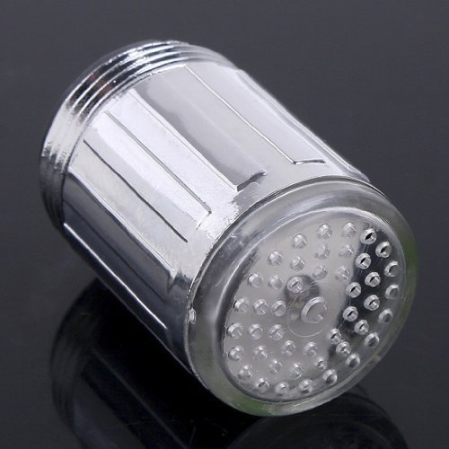 MagiDeal LED Licht Wasserhahn Armatur Spültischarmatur Küchenarmatur mit 7 Farben - 2
