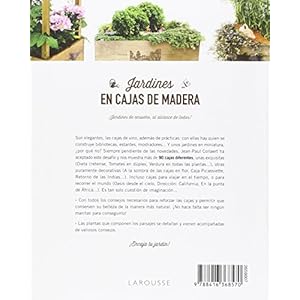 Jardines en cajas de madera