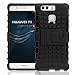 Produktbild Huawei P9 Outdoor Backcover, Conie Mobile Defender Rückschale, Robuste Schutzhülle Extra Schutz Case, Aufstellfunktion, Baustellen Hülle