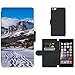 Produktbild PU Leder Wallet Case Folio Schutzhülle // F00001844 Glacier Nationalpark gnp // Apple iPhone 6 4.7"