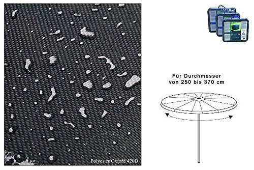 Schutzhülle für Sonnenschirm Ø 250 – 370 cm in Premium-Qualität - 3