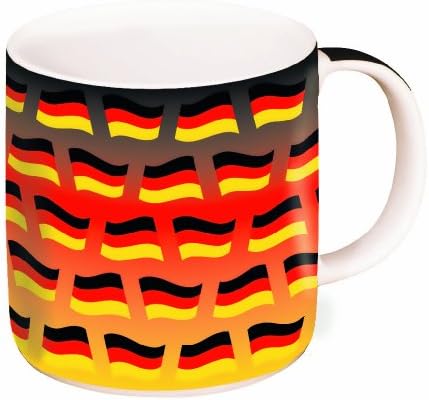 Brauns Germany China Mug 0.35 L – Black/Red/Gold 95015