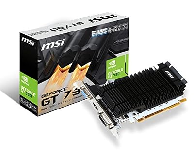 MSI N730K-2GD3H/LP Carte graphique Nvidia GeForce GTX730 902 MHz 2048 Mo PCI Express
