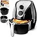 Produktbild Monzana® Heißluftfritteuse Friteuse Fritteuse inkl. Gratis Rezeptheft 1500W 3,6 Liter 9-in-1 - schwarz