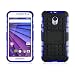 Produktbild Moto G3 Hülle, JAMMYLIZARD [ ALLIGATOR ] Doppelschutz Outdoor-Hülle für Motorola Moto G (3. Generation), BLAU