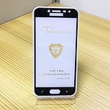 YANCAI Smartphone-Ersatzteile 25 STÜCKE MIETUBL Vollbild Vollkleber Anti-Fingerprint Gehärtetes Glas Film for Galaxy J2 Pro (2018) (Schwarz) Flexkabel (Farbe : Black)