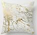 Produktbild Hello Halo Fashion Kopfkissen GOLD Marmor inspiriert durch die Schönheit von Marmor Stil Nice Kissenbezug Bettwäsche Set Kissen Fällen