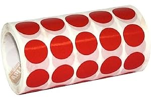 APLI KIDS APLI 4853 rolka naklejek okrągłych średnica 10,5 mm, czerwone