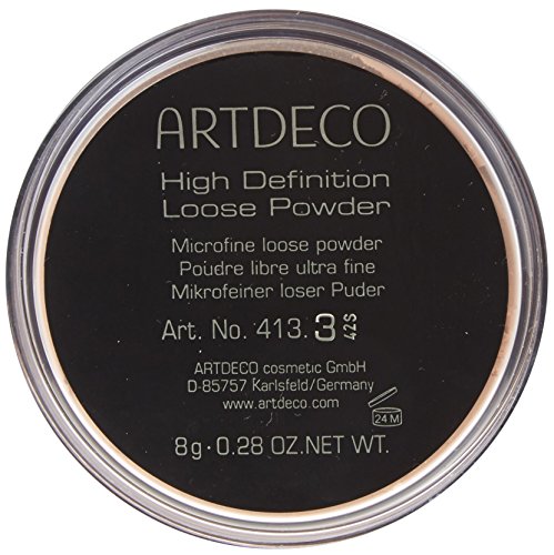 Artdeco Make-Up femme/woman, High Definition Loose Powder Nummer 3 Soft cream (8g), 1er Pack (1 x 8 g) - 5