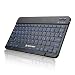 Produktbild TECKNET Ultra Slim (5mm) Wireless Bluetooth Tastatur (QWERTZ, Deutsches Tastaturlayout) Für iOS, Android, Windows und Mac