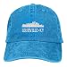 Produktbild flys Louisville Kentucky Skyline KY Städte Unisex Bestickt Cowboyhut Sun Cap